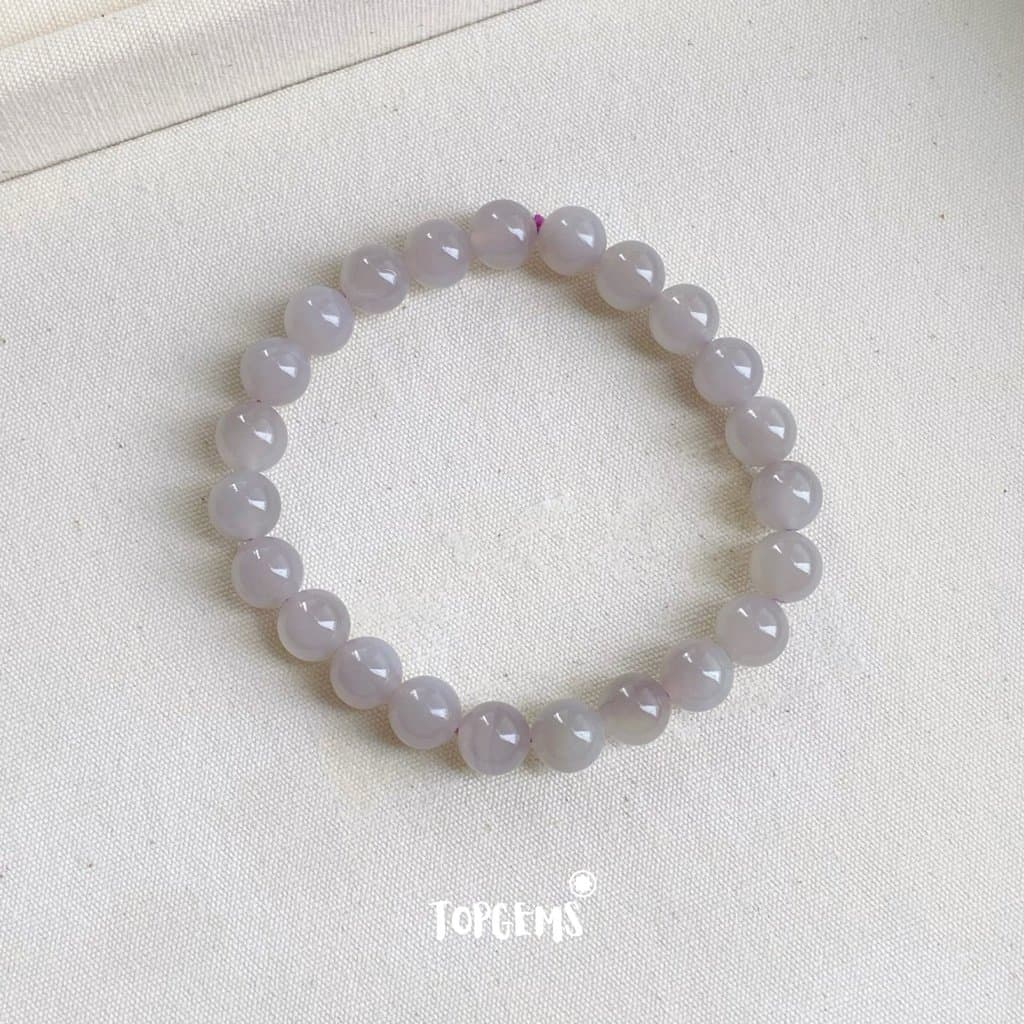 Vòng Chuỗi Ngọc Hoà Điền Yên Tử 8mm Tự Nhiên TOPGEMS - SHIP HOẢ TỐC TẶNG KÈM HỘP VA206 - Ảnh bìa