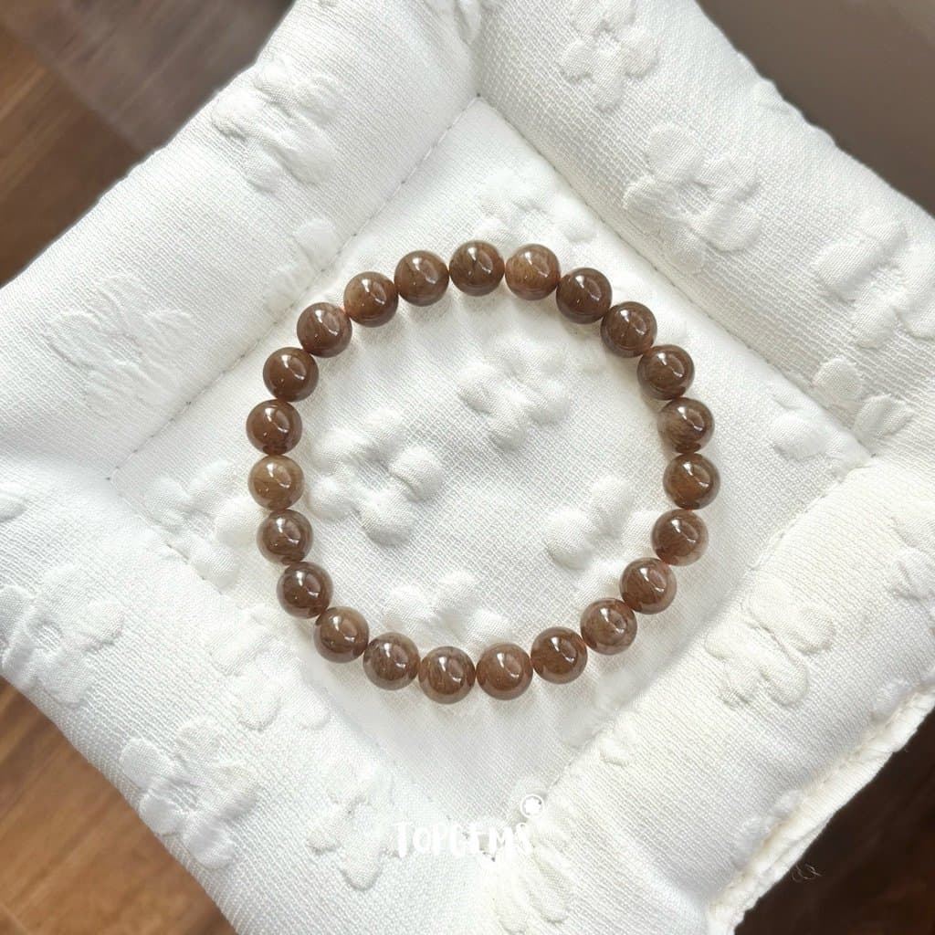 Vòng Tay Chuỗi Ngọc Hoà Điền Tự Nhiên Chủng Hắc Dương Động TOPGEMS, SHIP HOẢ TỐC KÈM HỘP V959 - Ảnh bìa