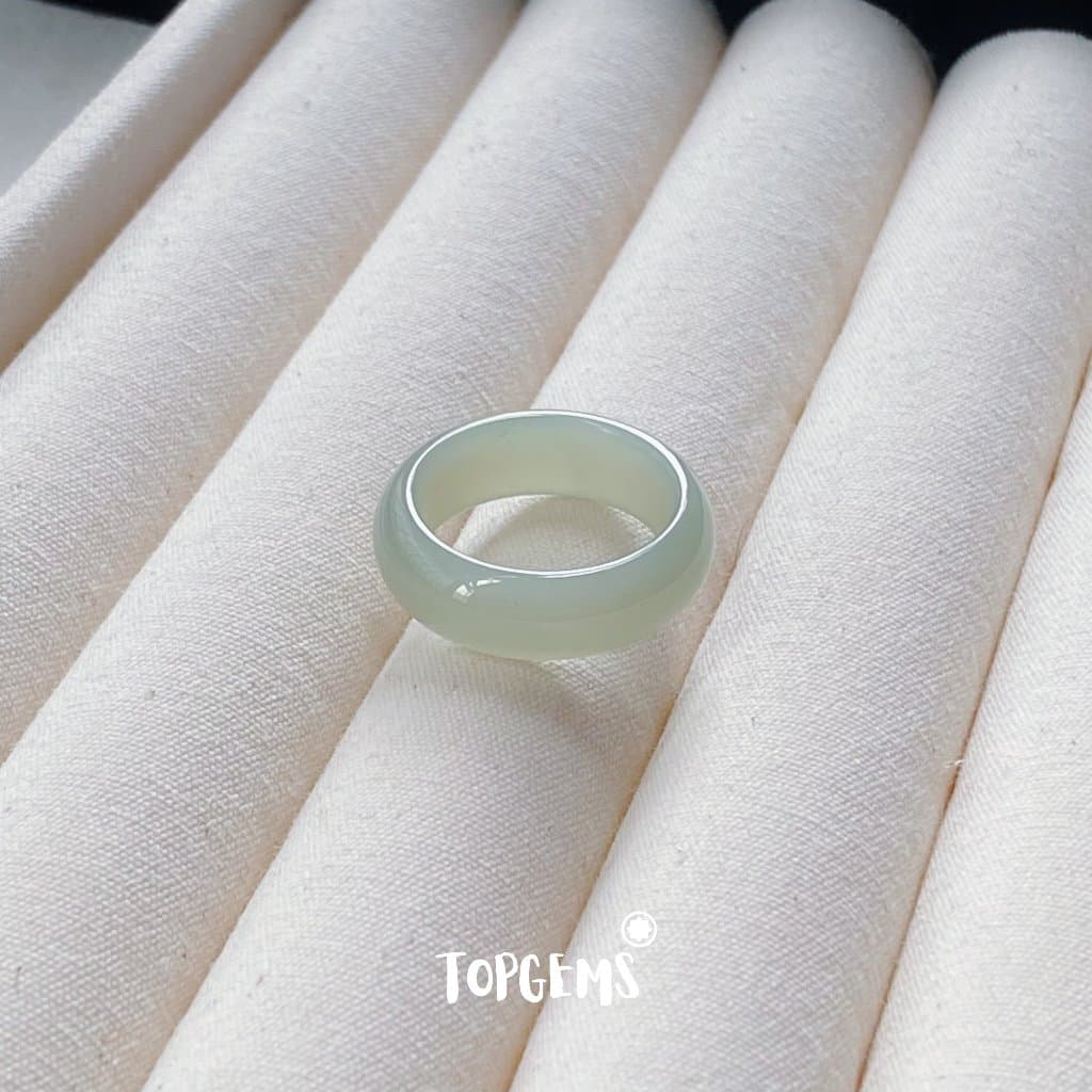 Tổng Hợp Nhẫn Ngọc Hoà Điền Tự Nhiên Nam Nữ Chủng Cao Hàng Đẹp TOPGEMS - CÓ KIỂM ĐỊNH - CÓ HOẢ TỐC - TẶNG HỘP YA038 - Ảnh bìa