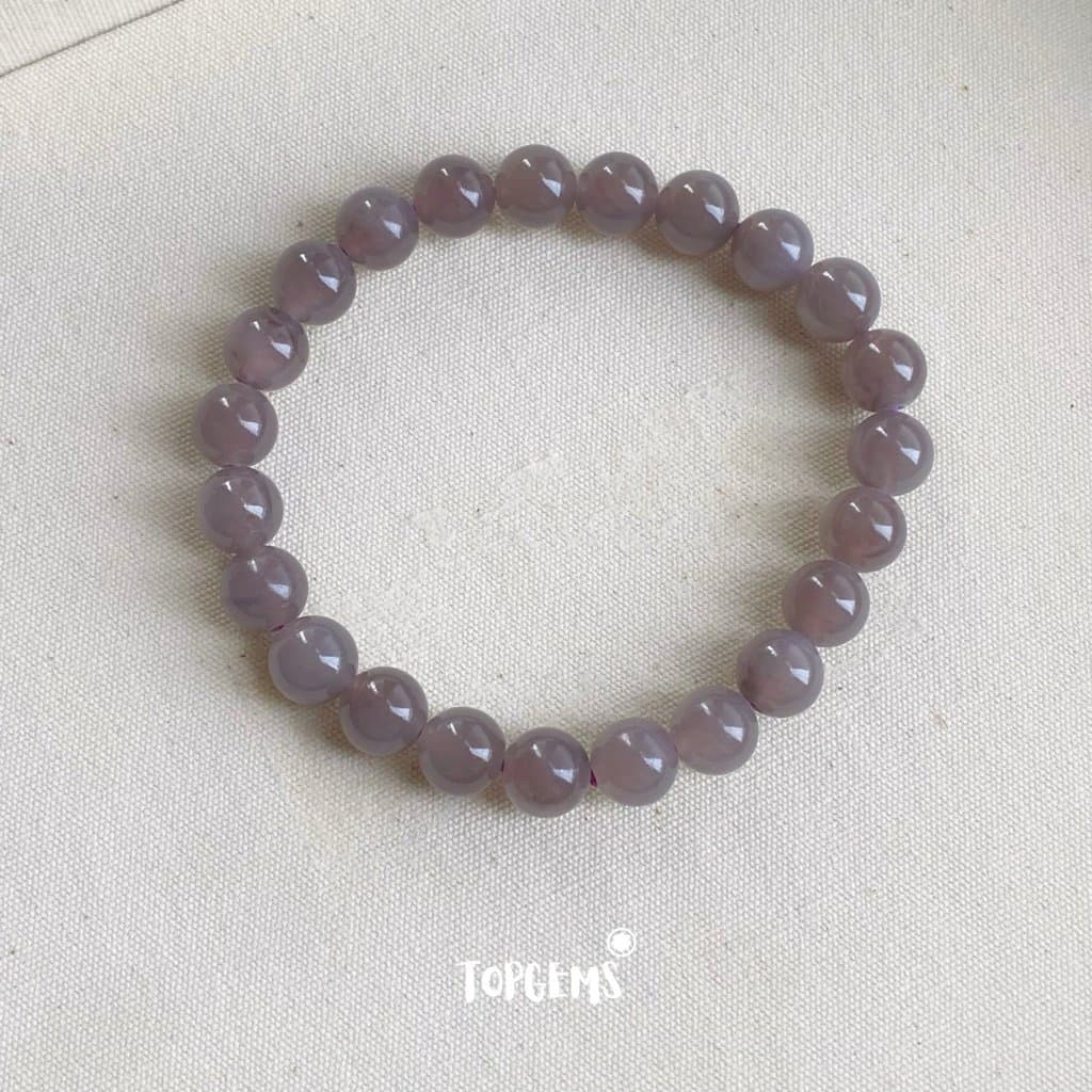 Vòng Chuỗi Ngọc Hoà Điền Yên Tử 8mm Tự Nhiên TOPGEMS - SHIP HOẢ TỐC TẶNG KÈM HỘP VA210 - Ảnh bìa