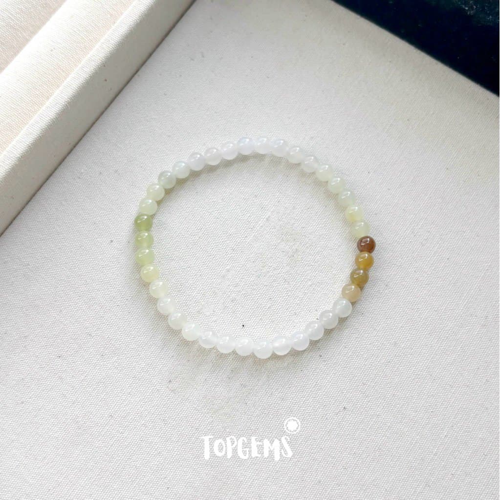 Vòng Tay Chuỗi Ngọc Hoà Điền Tự Nhiên Đa Bảo 8mm Mix Màu Đa Sắc TOPGEMS - SHIP HOẢ TỐC TẶNG KÈM HỘP