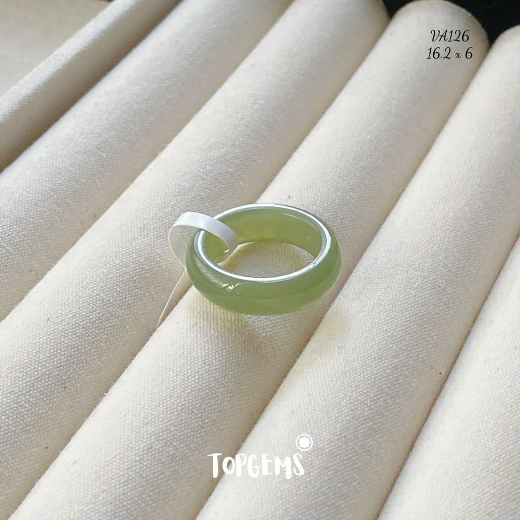 Tổng Hợp Nhẫn Ngọc Hòa Điền Tự Nhiên Phong Thủy May Mắn Dòng Cao Cấp - Chọn Mẫu Theo Mệnh & Sở Thích YA126 - Ảnh bìa