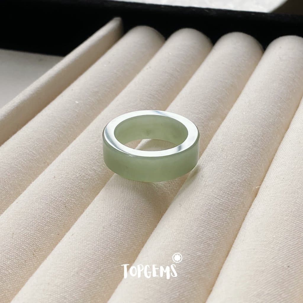 Tổng Hợp Nhẫn Ngọc Hòa Điền Tự Nhiên Dòng Cao Cấp Chột Mảnh Chột Dày - Chọn Mẫu Theo Mệnh & Sở Thích YA056 - Ảnh bìa