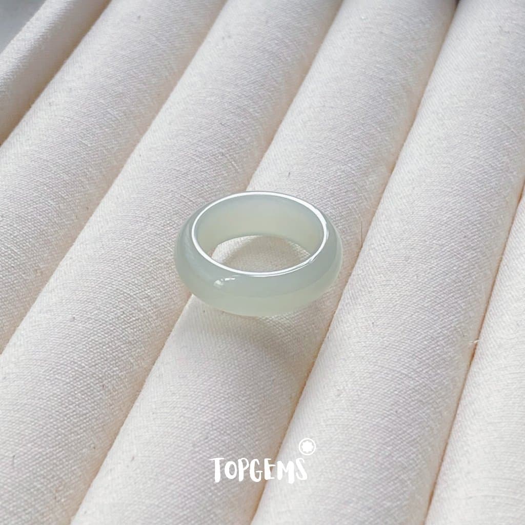 Tổng Hợp Nhẫn Ngọc Hoà Điền Tự Nhiên Nam Nữ Chủng Cao Hàng Đẹp TOPGEMS - CÓ KIỂM ĐỊNH - CÓ HOẢ TỐC - TẶNG HỘP YA052 - Ảnh bìa