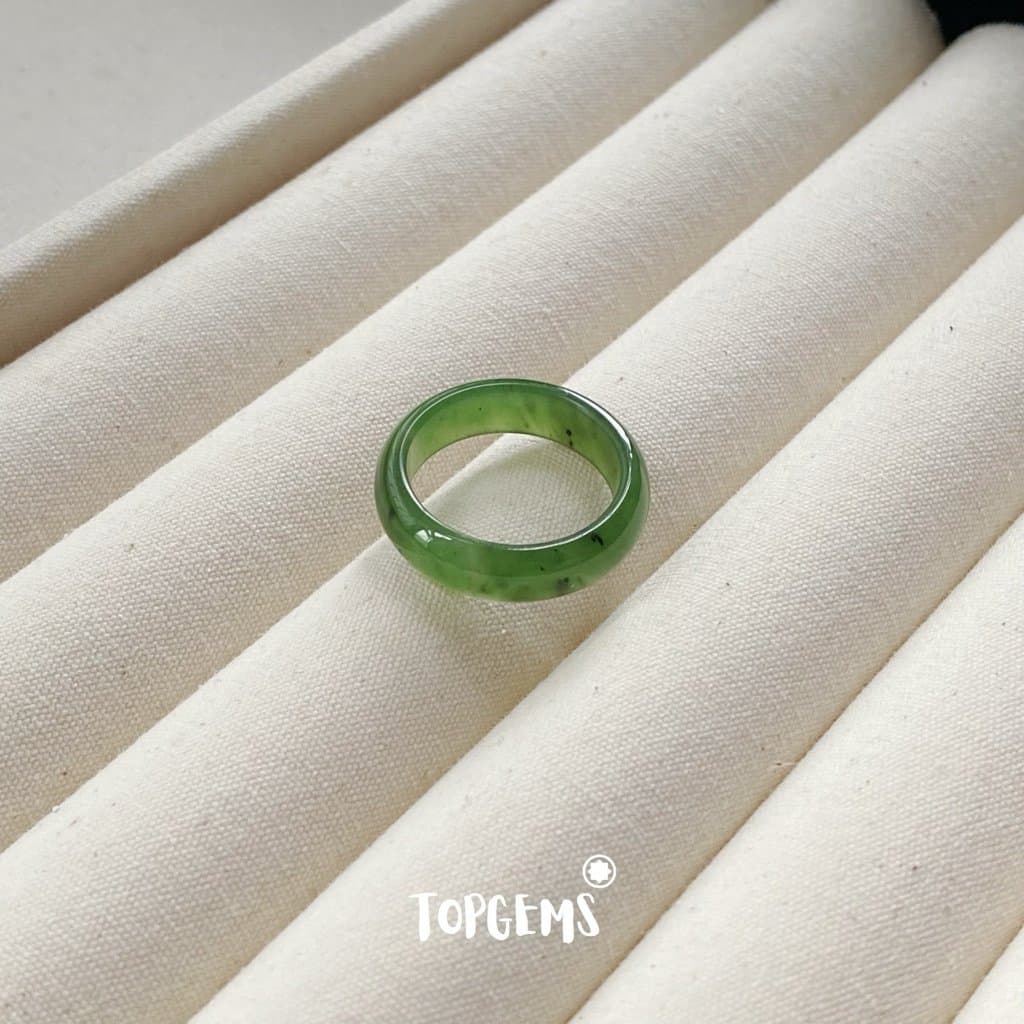 Tổng Hợp Nhẫn Ngọc Hoà Điền Tự Nhiên Nam Nữ Chủng Cao Hàng Đẹp TOPGEMS - CÓ KIỂM ĐỊNH - CÓ HOẢ TỐC - TẶNG HỘP YA003 - Ảnh bìa