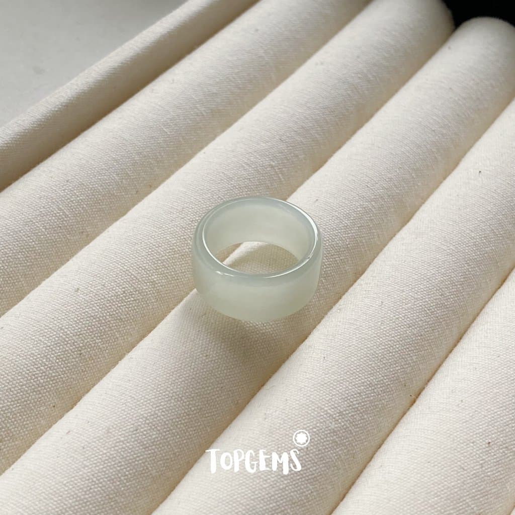 Tổng Hợp Nhẫn Ngọc Hòa Điền Tự Nhiên Dòng Cao Cấp Chột Mảnh Chột Dày - Chọn Mẫu Theo Mệnh & Sở Thích YA021 - Ảnh bìa