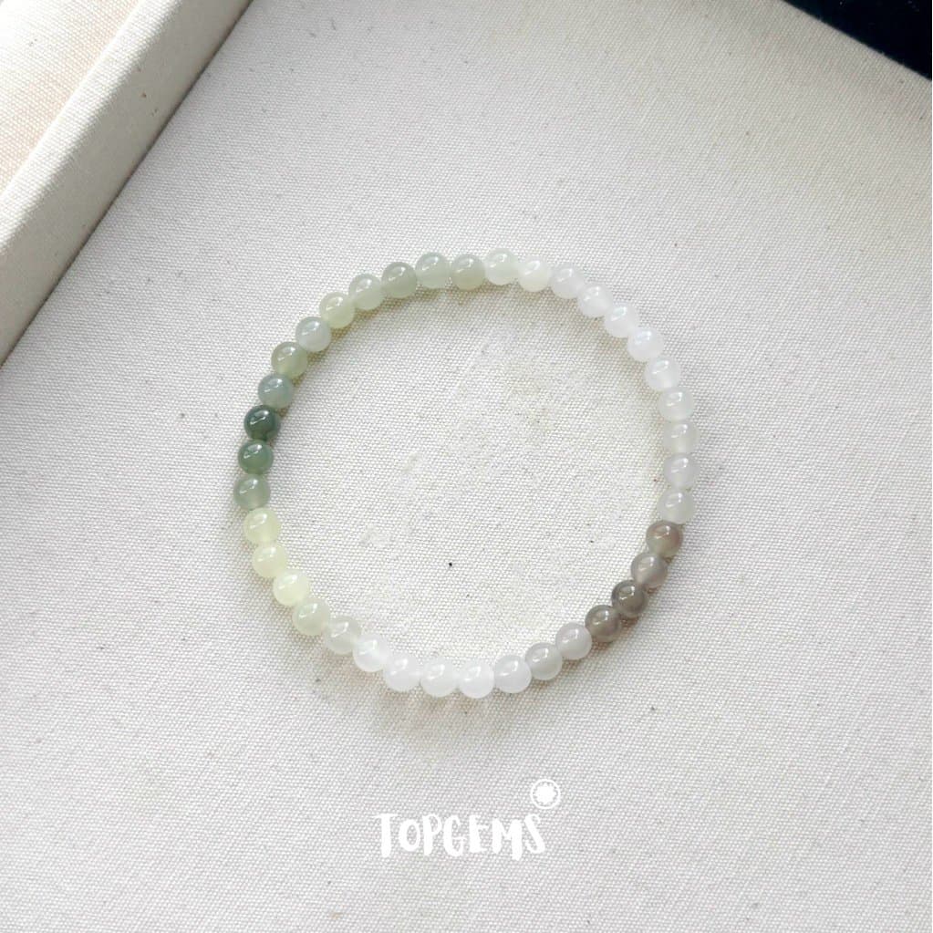 Vòng Tay Chuỗi Ngọc Hoà Điền Tự Nhiên Đa Bảo 8mm Mix Màu Đa Sắc TOPGEMS - SHIP HOẢ TỐC TẶNG KÈM HỘP