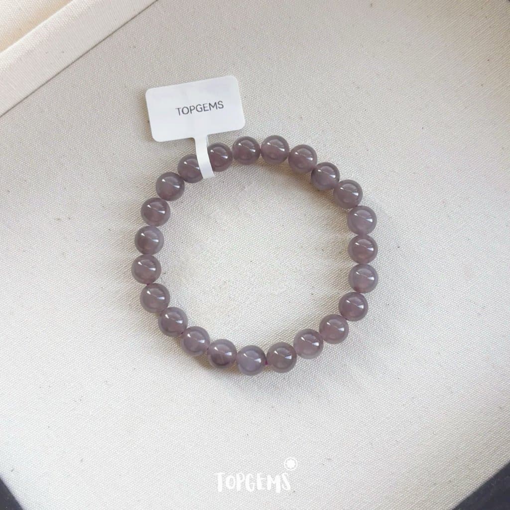 Vòng Chuỗi Ngọc Hoà Điền Yên Tử 8mm Tự Nhiên TOPGEMS - SHIP HOẢ TỐC TẶNG KÈM HỘP VA032 - Ảnh bìa