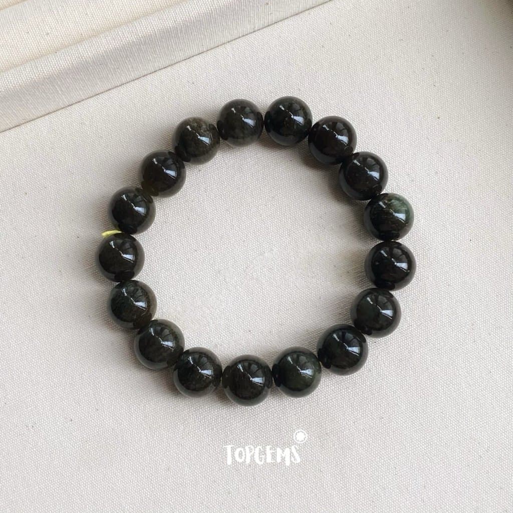 Vòng Chuỗi Ngọc Hoà Điền Tự Nhiên Tân Cương 12 Li TOPGEMS - Chuỗi Ngọc Nam Nữ Đều Đeo Được - SHIP HOẢ TỐC KÈM HỘP VA183 - Ảnh bìa