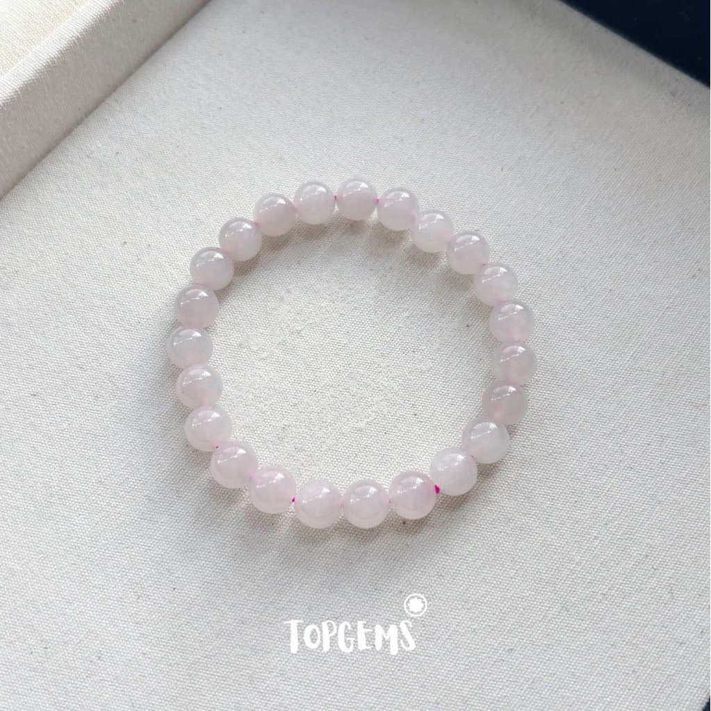 Vòng Chuỗi Ngọc Hoà Điền Yên Tử 8mm Tự Nhiên TOPGEMS - SHIP HOẢ TỐC TẶNG KÈM HỘP VA536 - Ảnh bìa