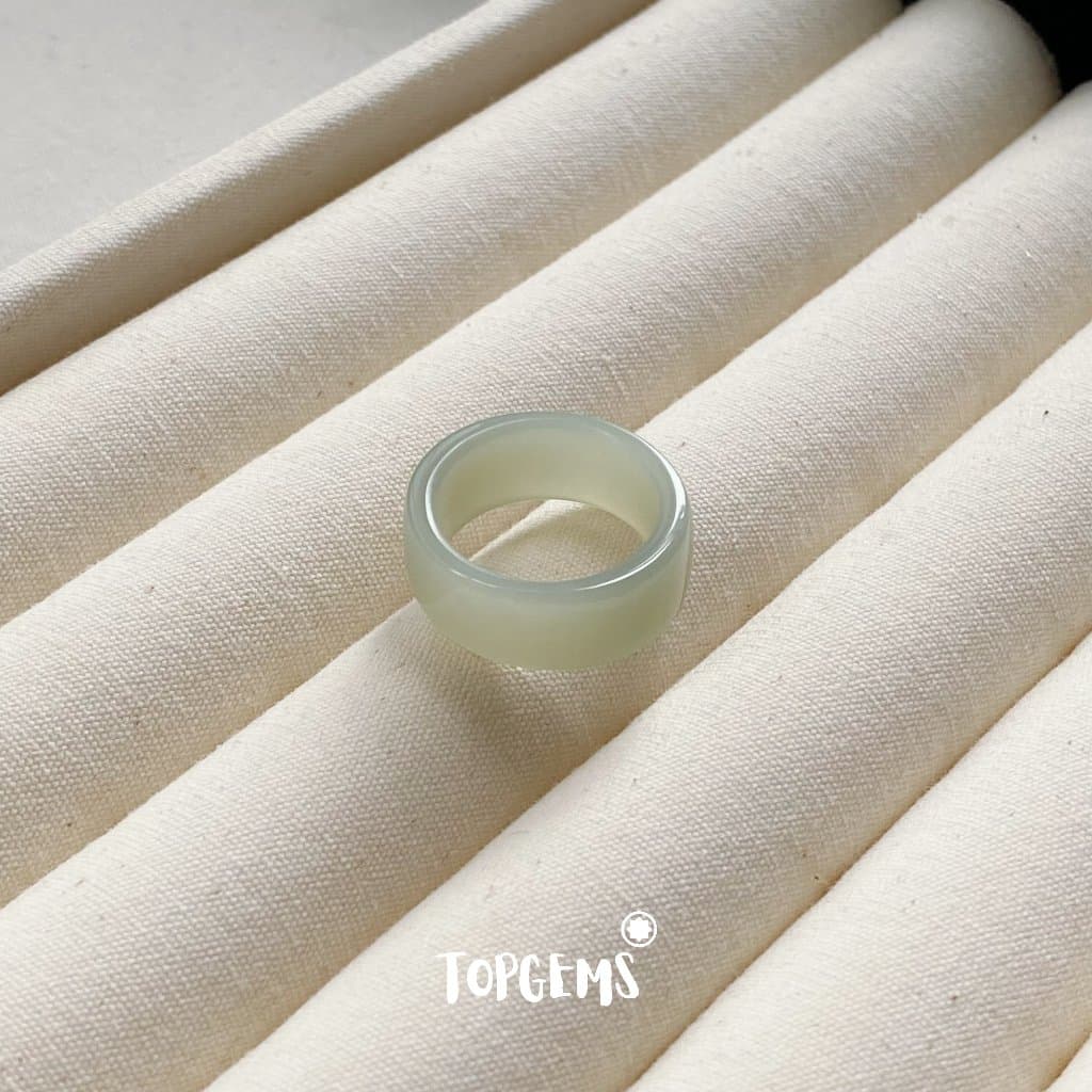 Tổng Hợp Nhẫn Ngọc Hòa Điền Tự Nhiên Dòng Cao Cấp Chột Mảnh Chột Dày - Chọn Mẫu Theo Mệnh & Sở Thích YA016 - Ảnh bìa