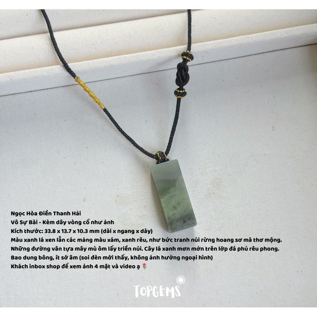 Tổng Hợp Vô Sự Bài Ngọc Hoà Điền Tự Nhiên Hàng Đẹp TOPGEMS Mặt Dây Chuyền Ngọc Hoà Điền Mặt Vòng Cổ Nam Nữ Đều Deo Được