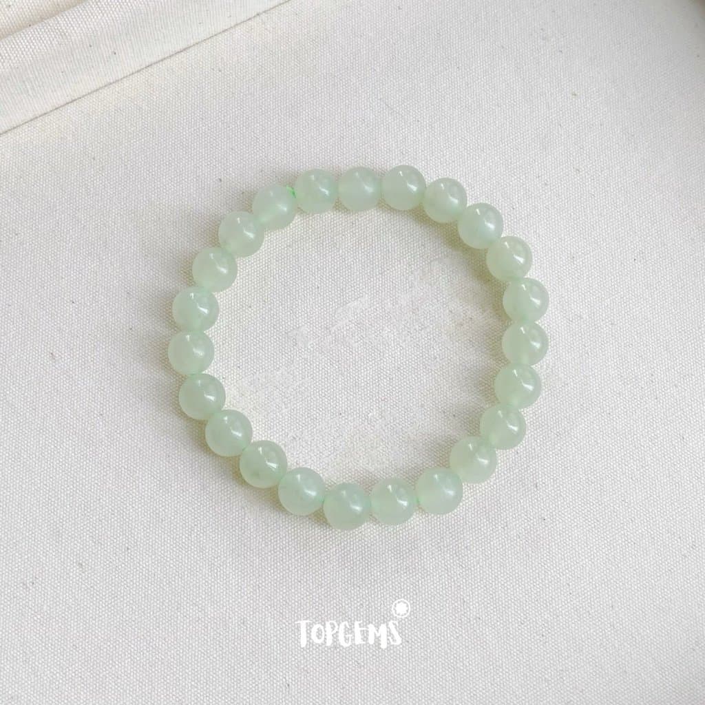 Chuỗi Vòng Tay Ngọc Hoà Điền Tự Nhiên Thanh Hải Thanh Thuỷ 8 Li Nước Ngọc Trong Mướt TOPGEMS - SHIP HOẢ TỐC CÓ TẶNG HỘP VA080 - Ảnh bìa